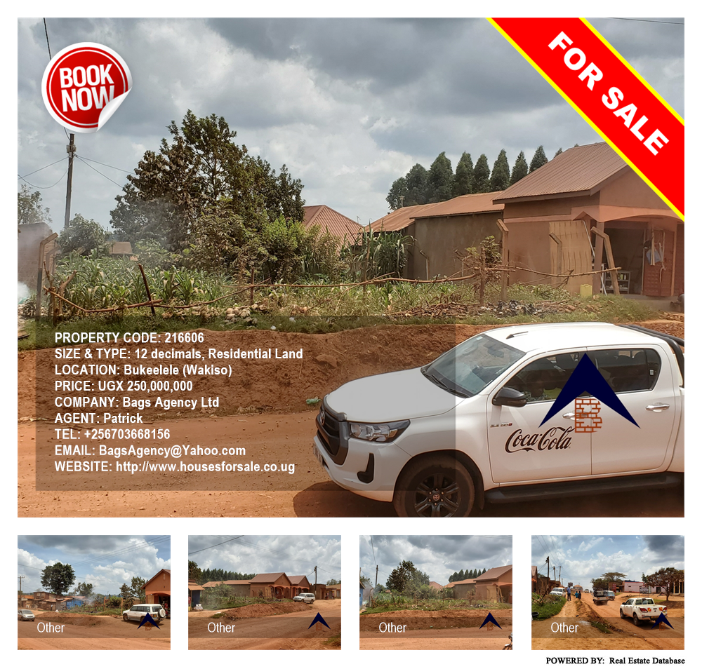 Residential Land  for sale in Bukeelele Wakiso Uganda, code: 216606