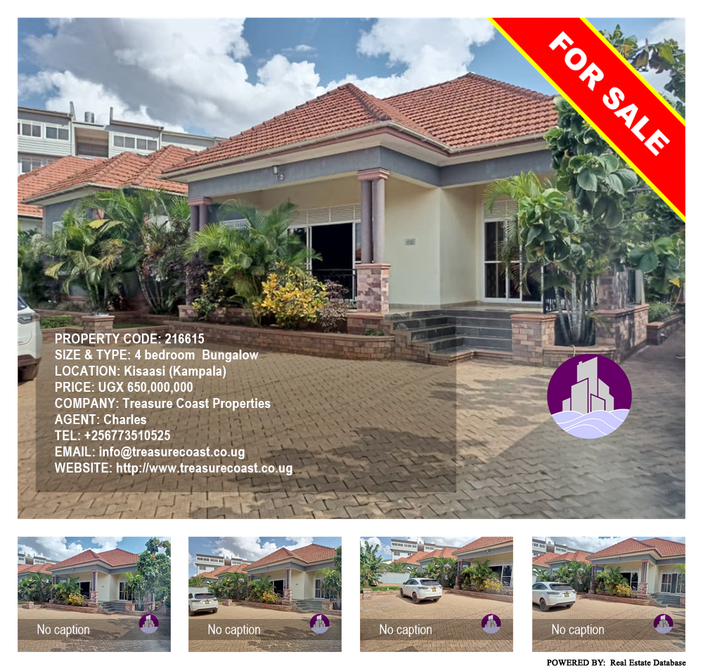 4 bedroom Bungalow  for sale in Kisaasi Kampala Uganda, code: 216615