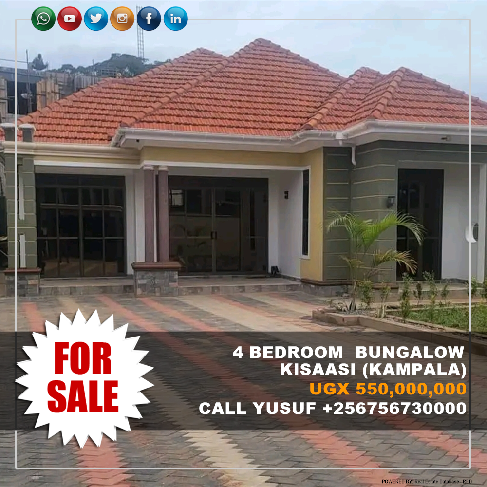 4 bedroom Bungalow  for sale in Kisaasi Kampala Uganda, code: 216676