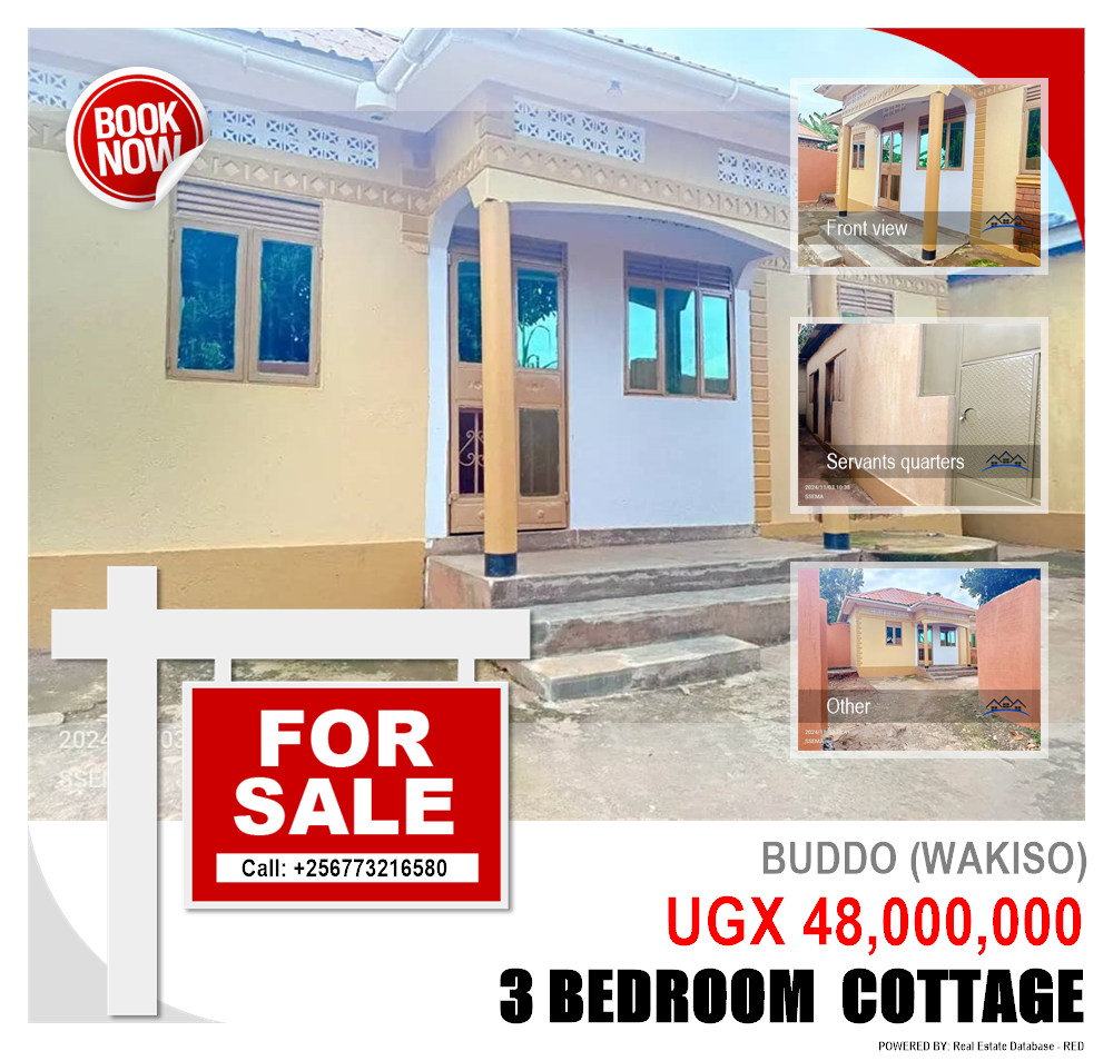 3 bedroom Cottage  for sale in Buddo Wakiso Uganda, code: 216722