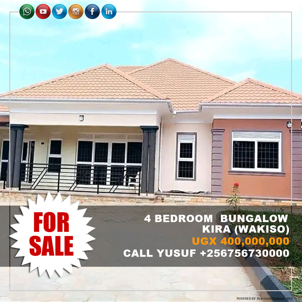 4 bedroom Bungalow  for sale in Kira Wakiso Uganda, code: 216755