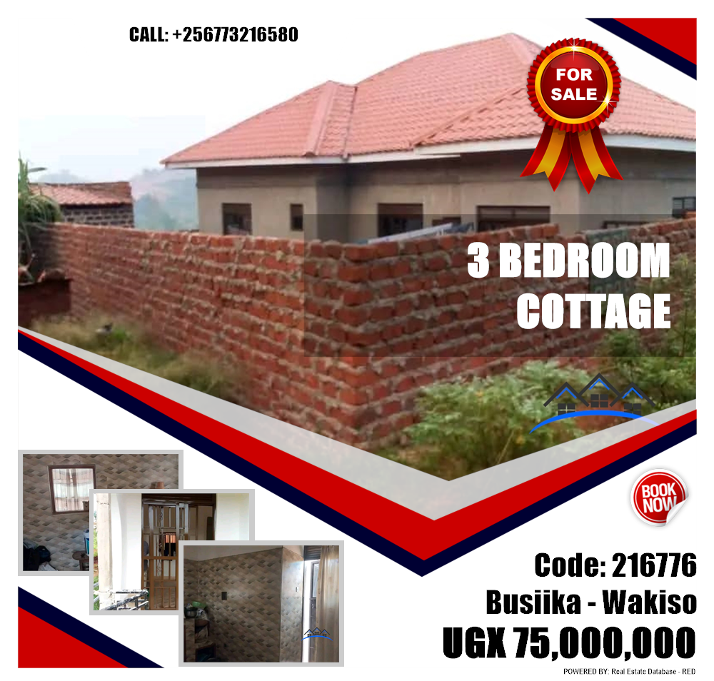 3 bedroom Cottage  for sale in Busiika Wakiso Uganda, code: 216776