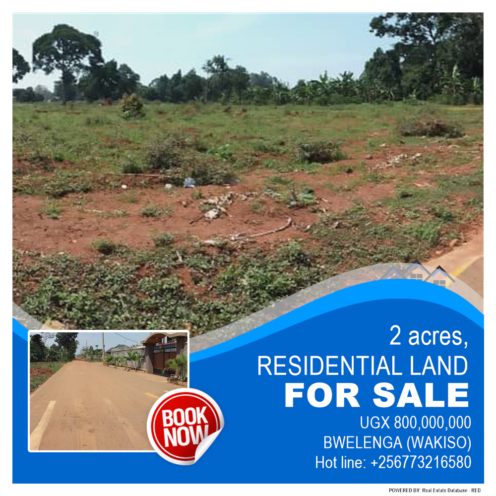 Residential Land  for sale in Bwelenga Wakiso Uganda, code: 216782