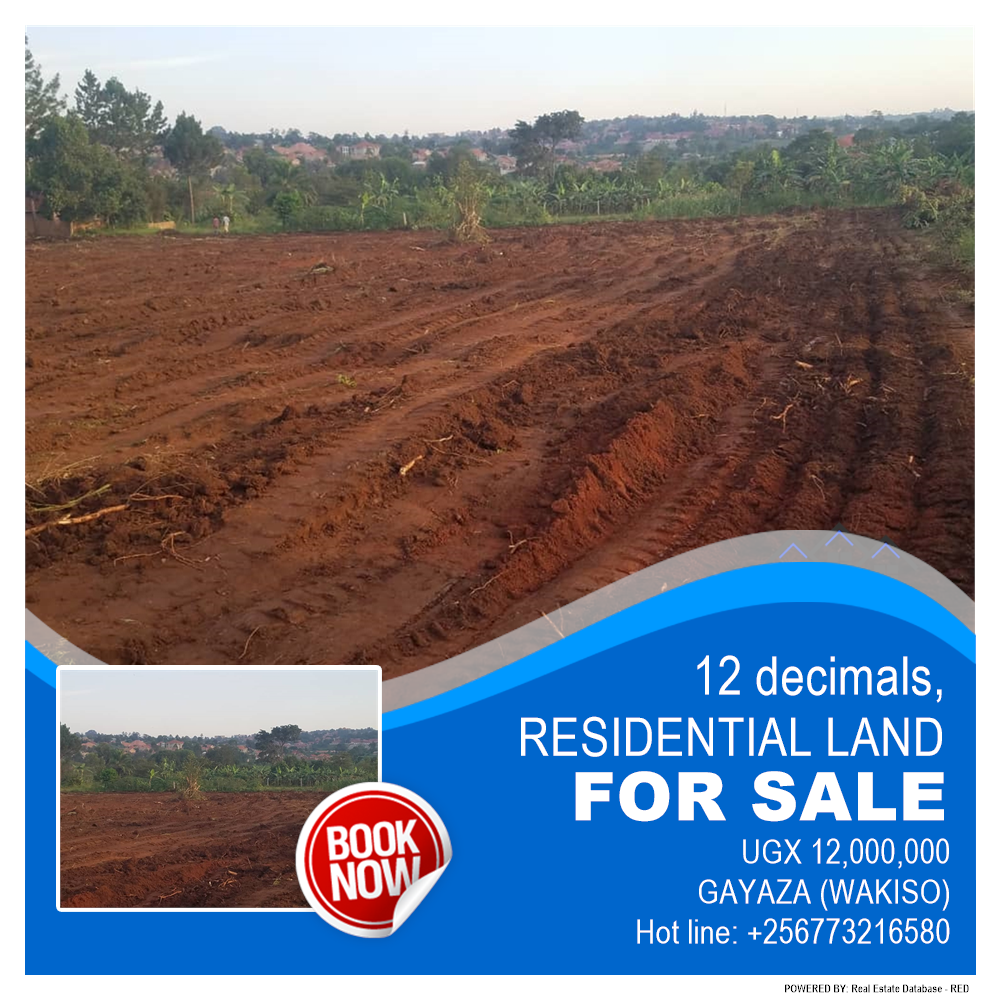 Residential Land  for sale in Gayaza Wakiso Uganda, code: 216797