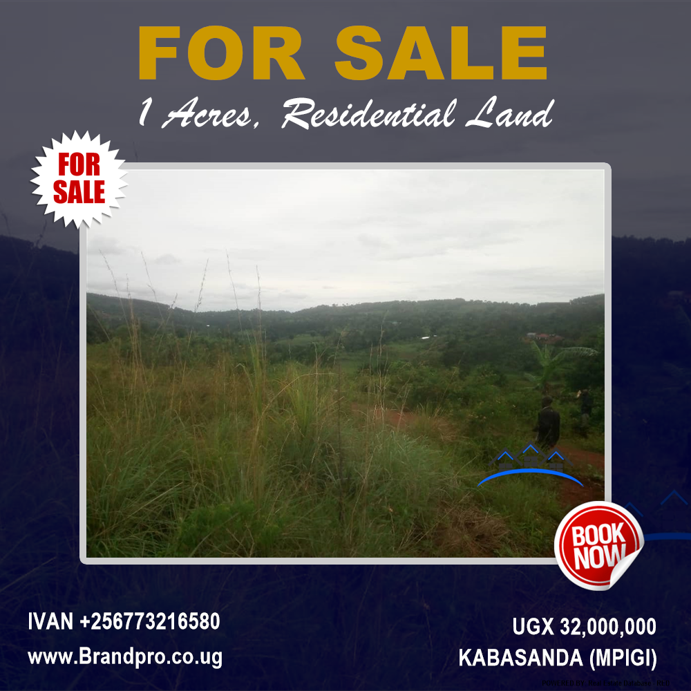 Residential Land  for sale in Kabasanda Mpigi Uganda, code: 216808