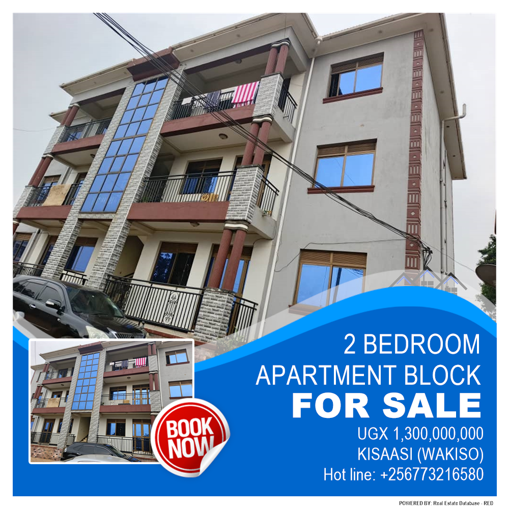 2 bedroom Apartment block  for sale in Kisaasi Wakiso Uganda, code: 216819