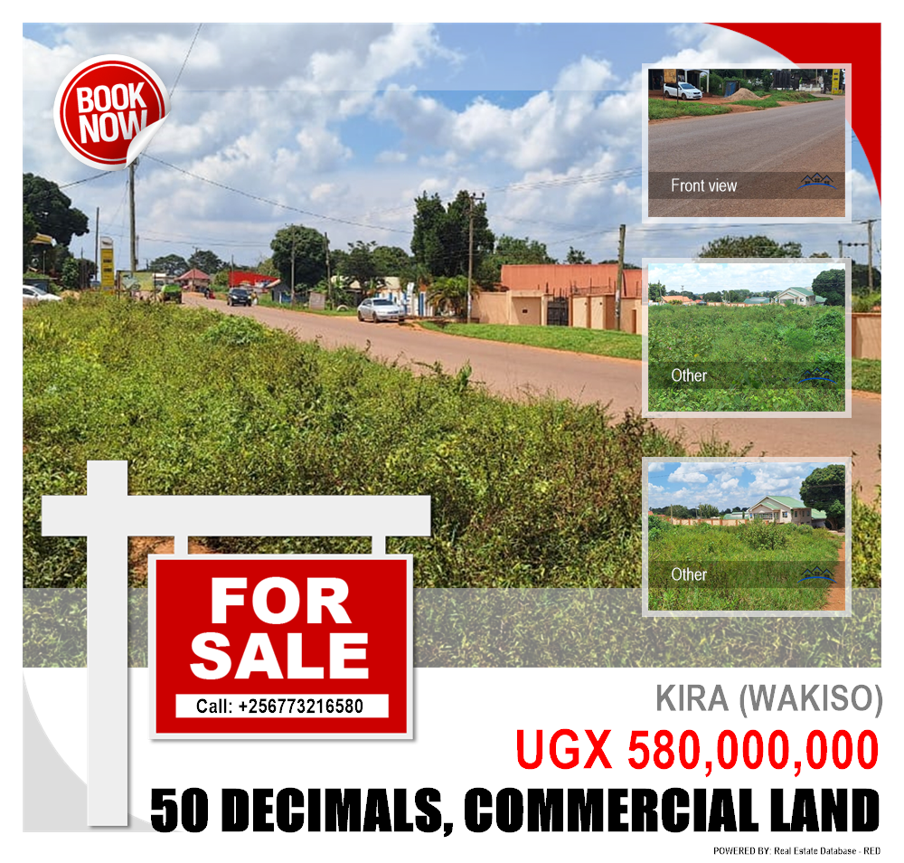 Commercial Land  for sale in Kira Wakiso Uganda, code: 216913