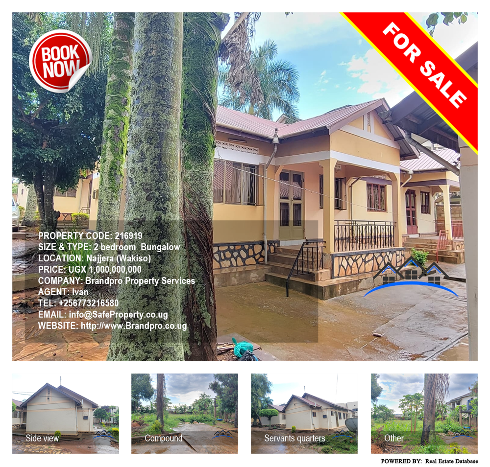 2 bedroom Bungalow  for sale in Najjera Wakiso Uganda, code: 216919