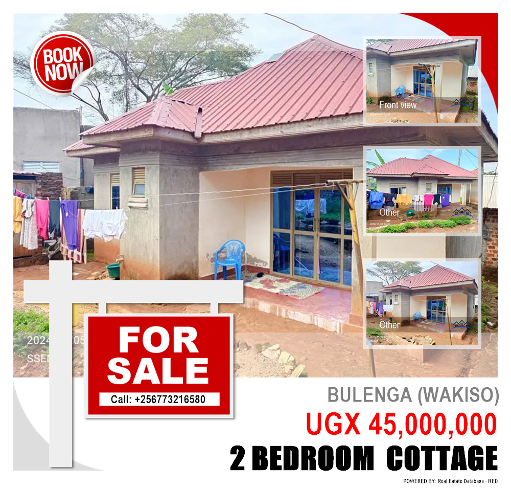 2 bedroom Cottage  for sale in Bulenga Wakiso Uganda, code: 216949