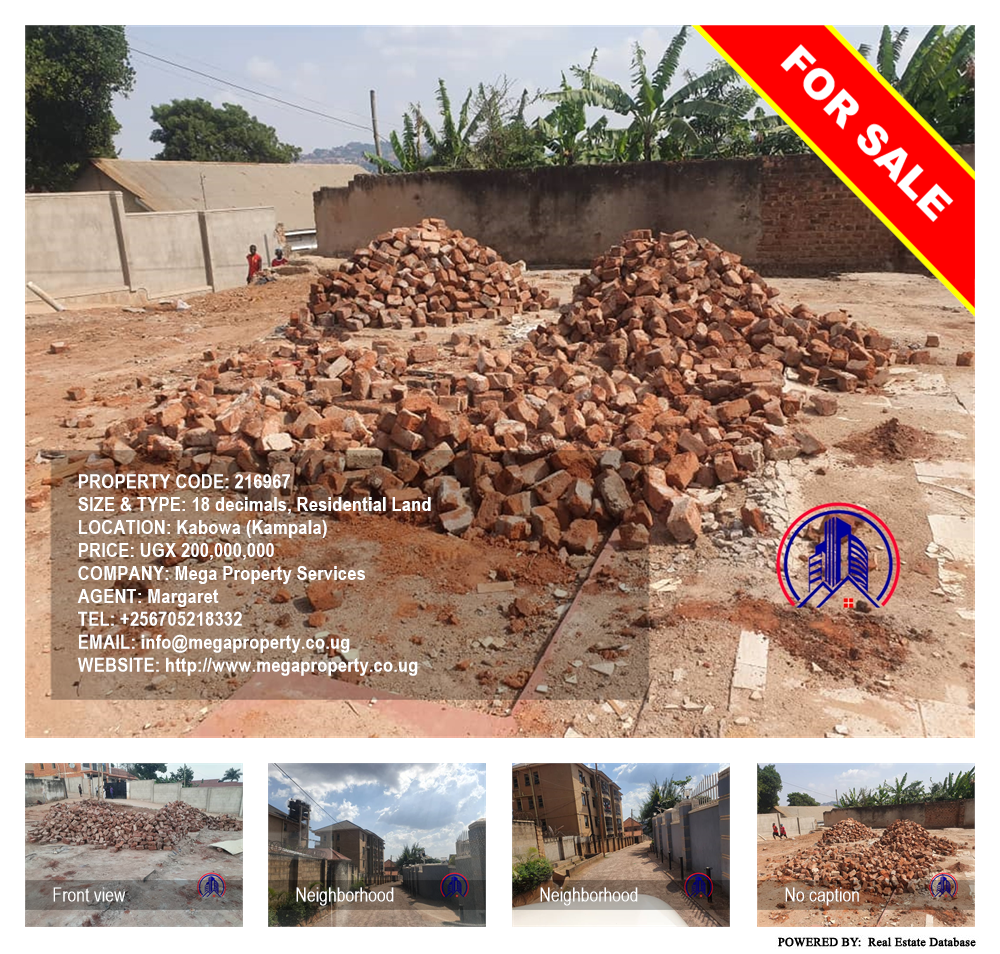 Residential Land  for sale in Kabowa Kampala Uganda, code: 216967