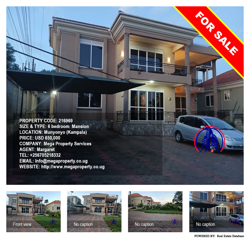 6 bedroom Mansion  for sale in Munyonyo Kampala Uganda, code: 216969