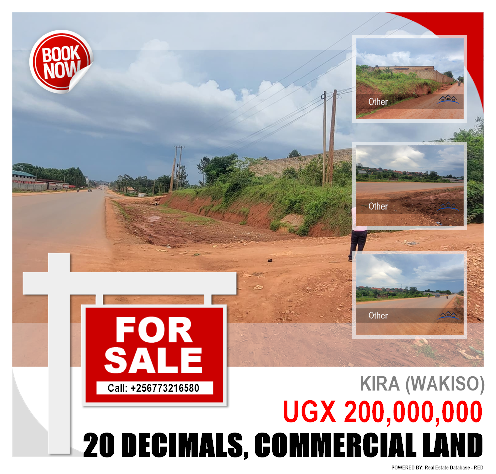 Commercial Land  for sale in Kira Wakiso Uganda, code: 216972