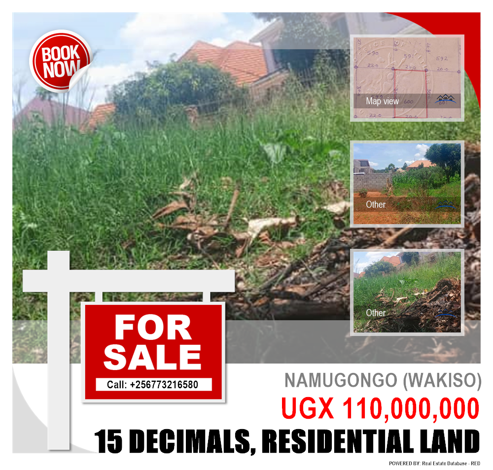 Residential Land  for sale in Namugongo Wakiso Uganda, code: 216981