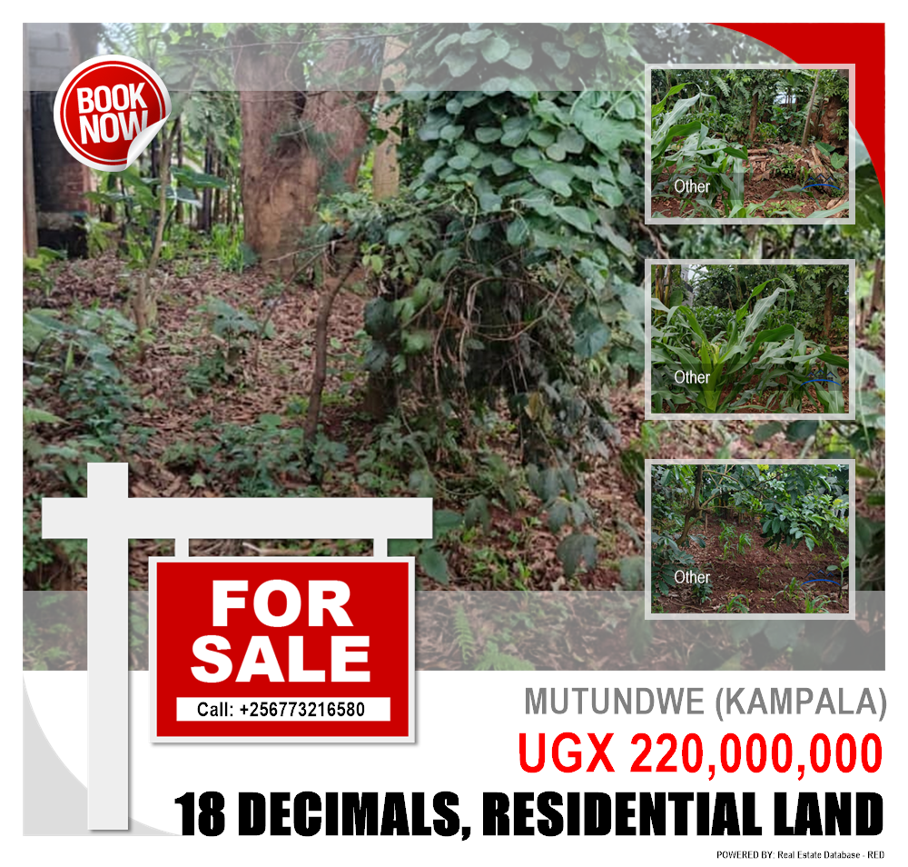 Residential Land  for sale in Mutundwe Kampala Uganda, code: 217001