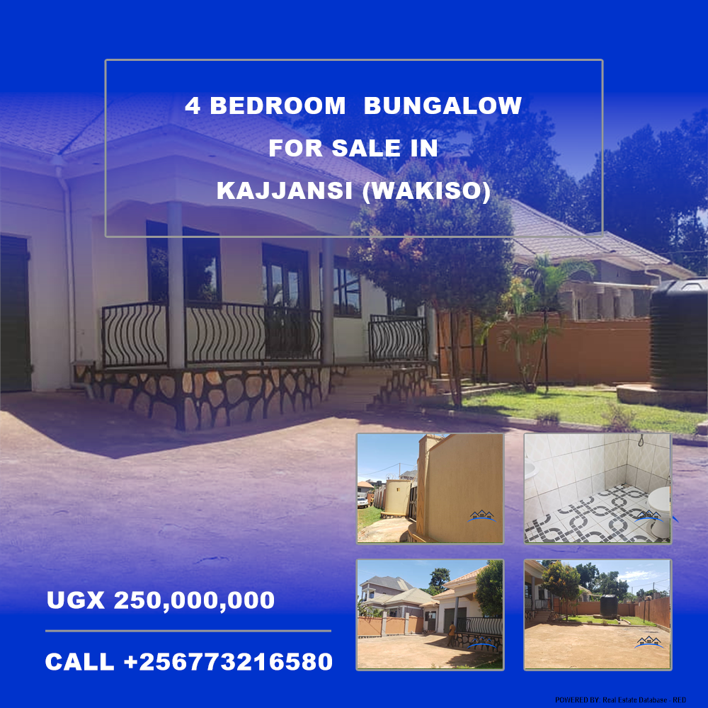 4 bedroom Bungalow  for sale in Kajjansi Wakiso Uganda, code: 217006