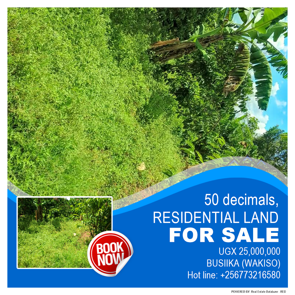 Residential Land  for sale in Busiika Wakiso Uganda, code: 217037