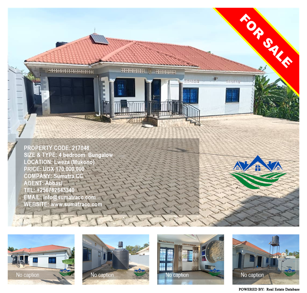 4 bedroom Bungalow  for sale in Lweza Mukono Uganda, code: 217048