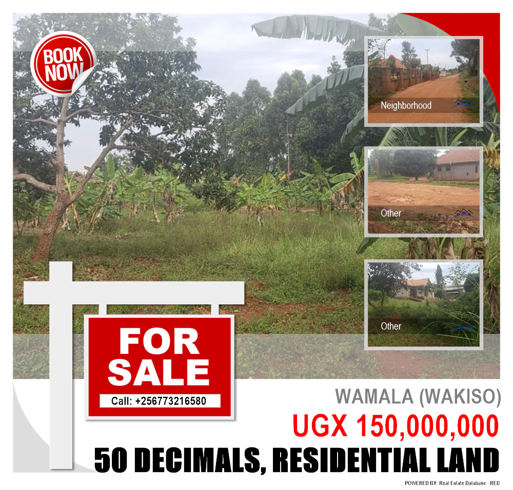 Residential Land  for sale in Wamala Wakiso Uganda, code: 217061