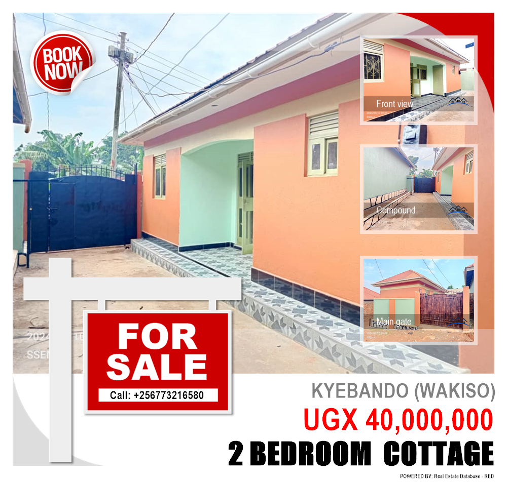 2 bedroom Cottage  for sale in Kyebando Wakiso Uganda, code: 217101