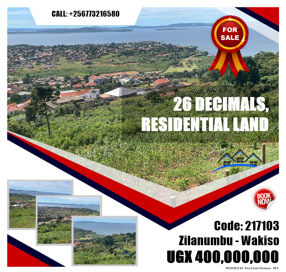 Residential Land  for sale in Zilanumbu Wakiso Uganda, code: 217103