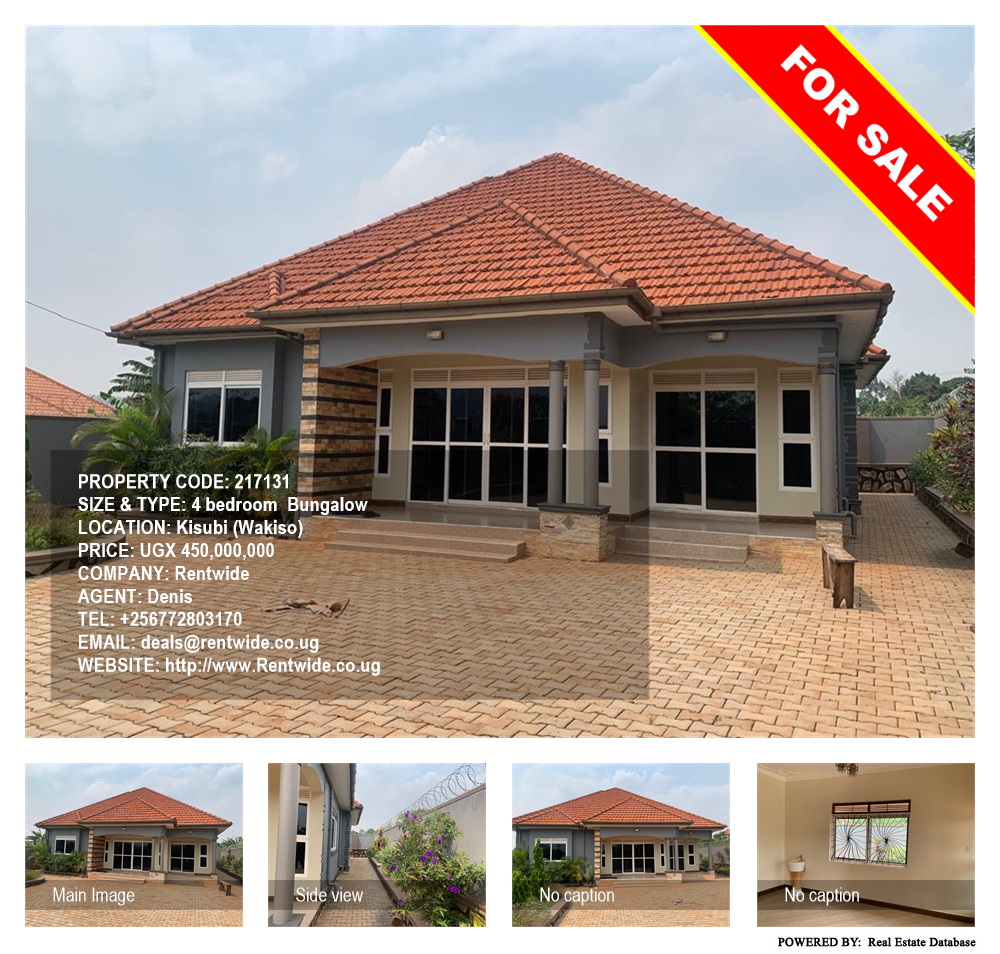 4 bedroom Bungalow  for sale in Kisubi Wakiso Uganda, code: 217131