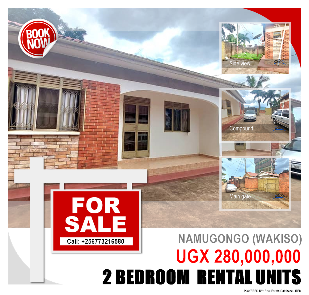 2 bedroom Rental units  for sale in Namugongo Wakiso Uganda, code: 217135