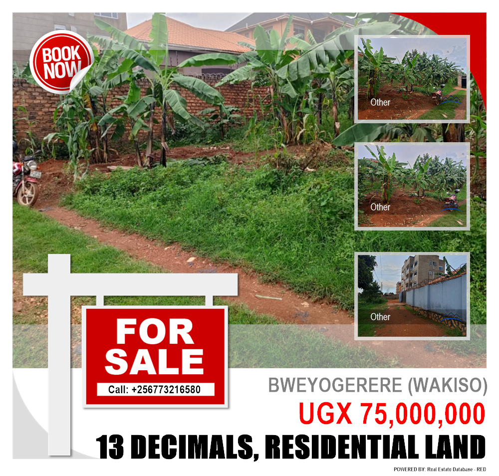 Residential Land  for sale in Bweyogerere Wakiso Uganda, code: 217153