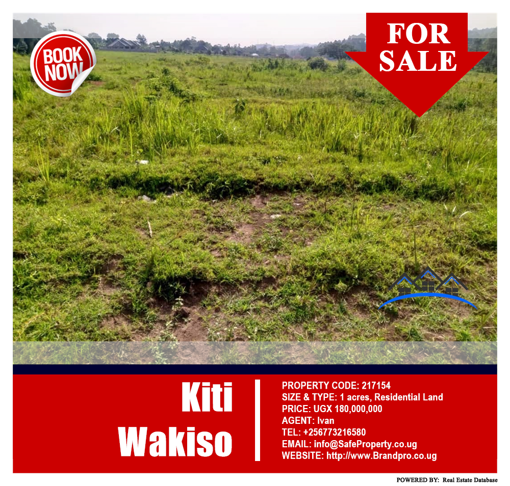 Residential Land  for sale in Kiti Wakiso Uganda, code: 217154