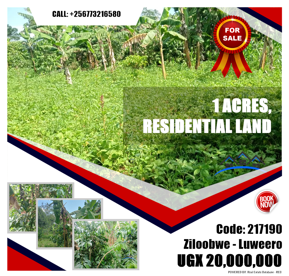 Residential Land  for sale in Ziloobwe Luweero Uganda, code: 217190