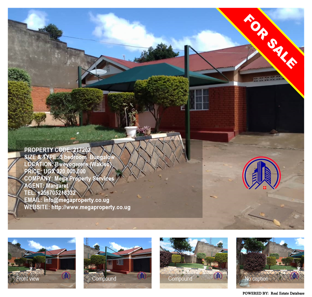 3 bedroom Bungalow  for sale in Bweyogerere Wakiso Uganda, code: 217202