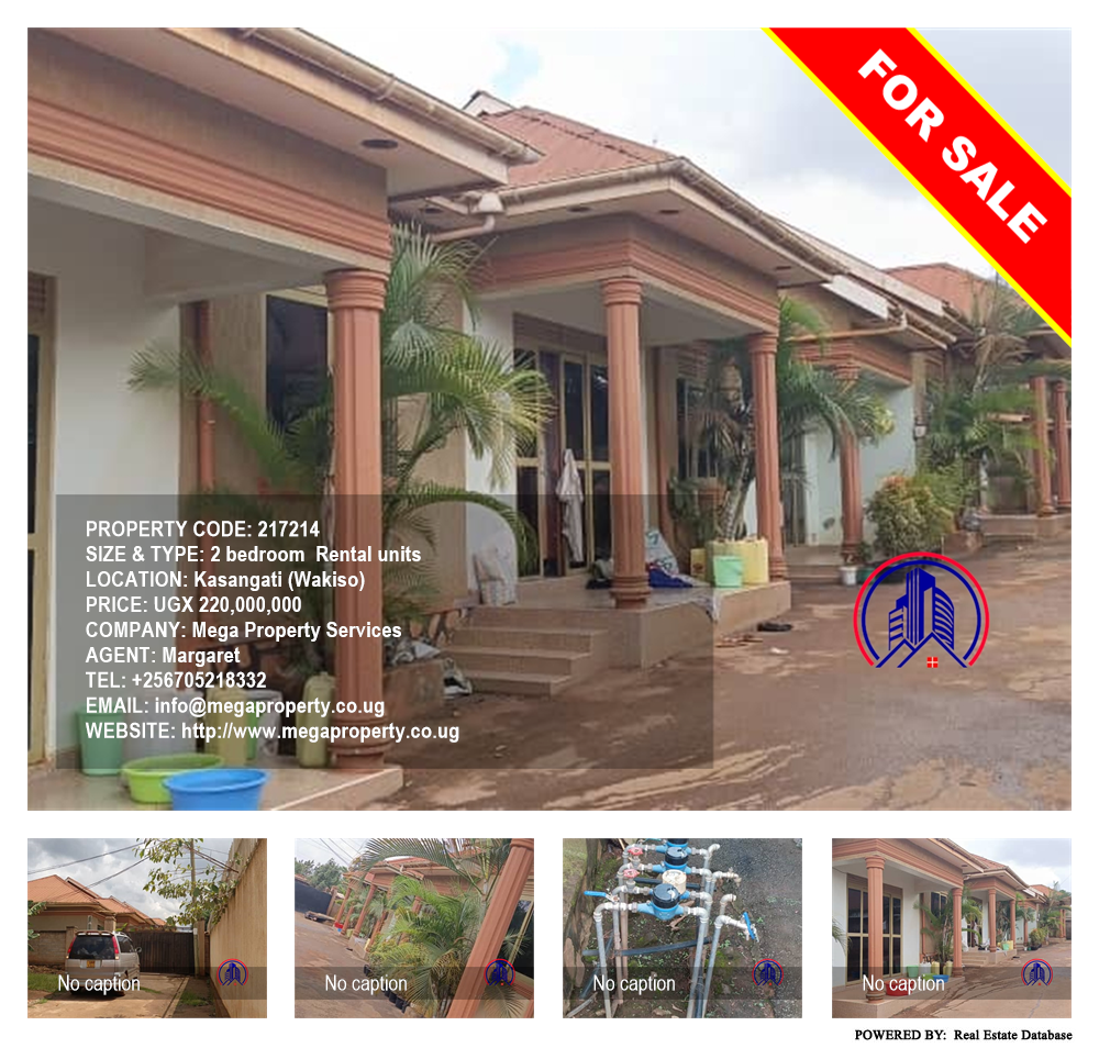 2 bedroom Rental units  for sale in Kasangati Wakiso Uganda, code: 217214