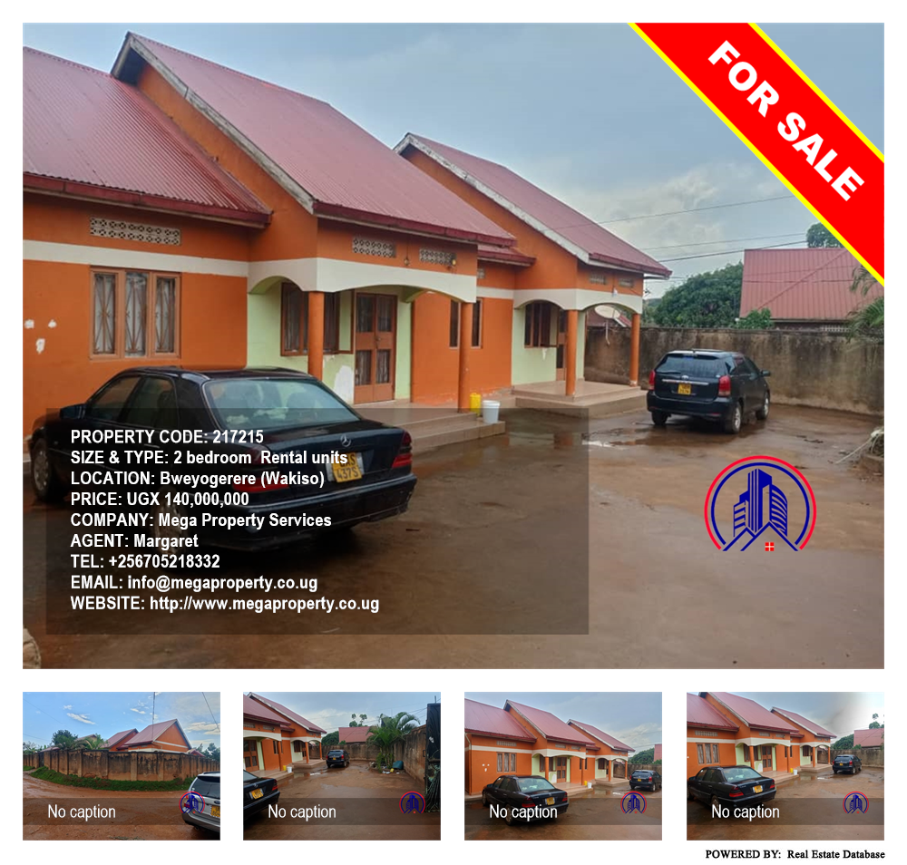 2 bedroom Rental units  for sale in Bweyogerere Wakiso Uganda, code: 217215