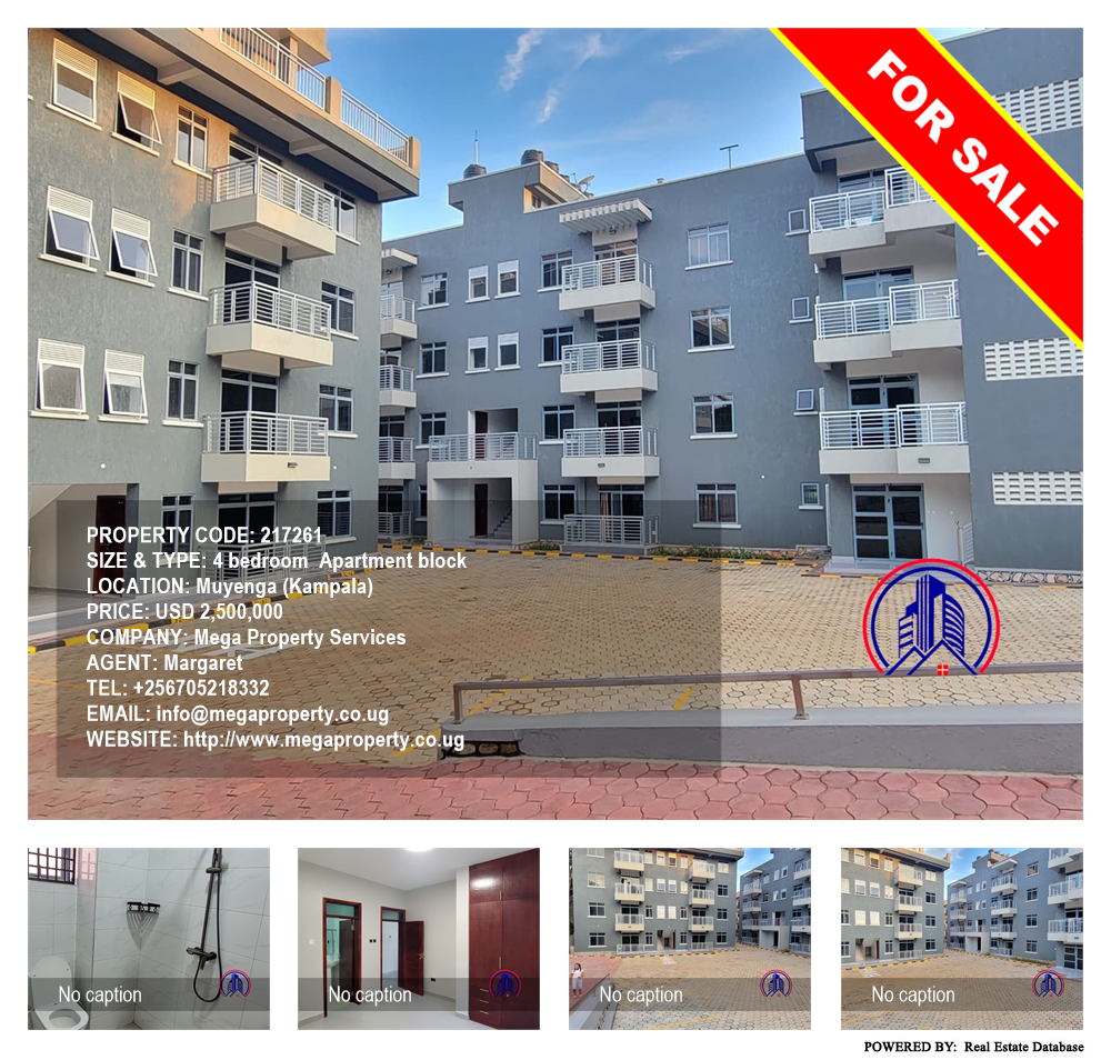 4 bedroom Apartment block  for sale in Muyenga Kampala Uganda, code: 217261