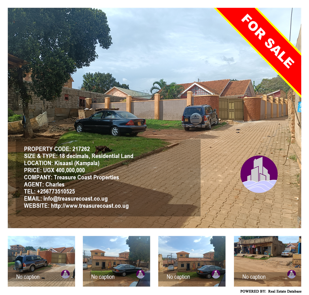 Residential Land  for sale in Kisaasi Kampala Uganda, code: 217262