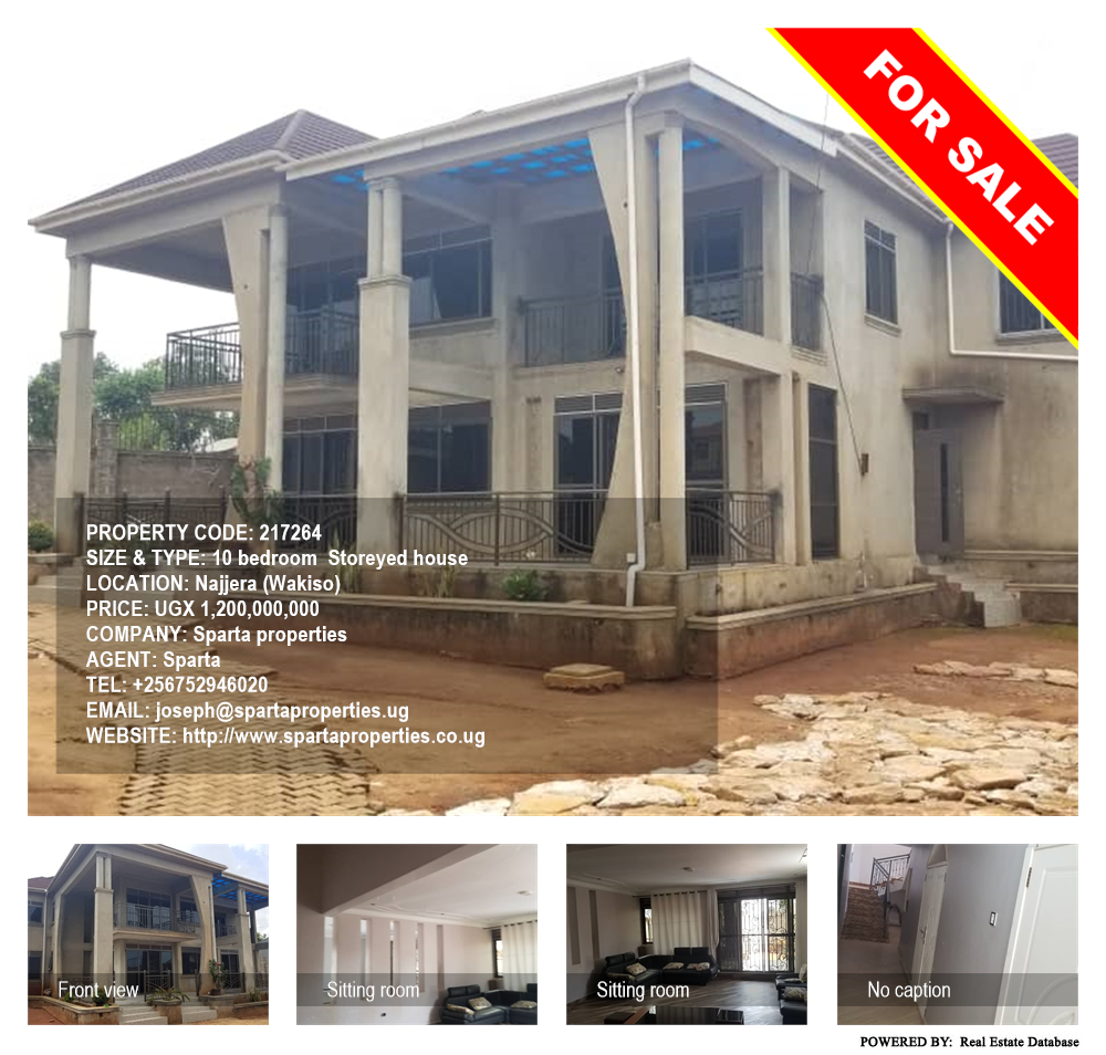 10 bedroom Storeyed house  for sale in Najjera Wakiso Uganda, code: 217264