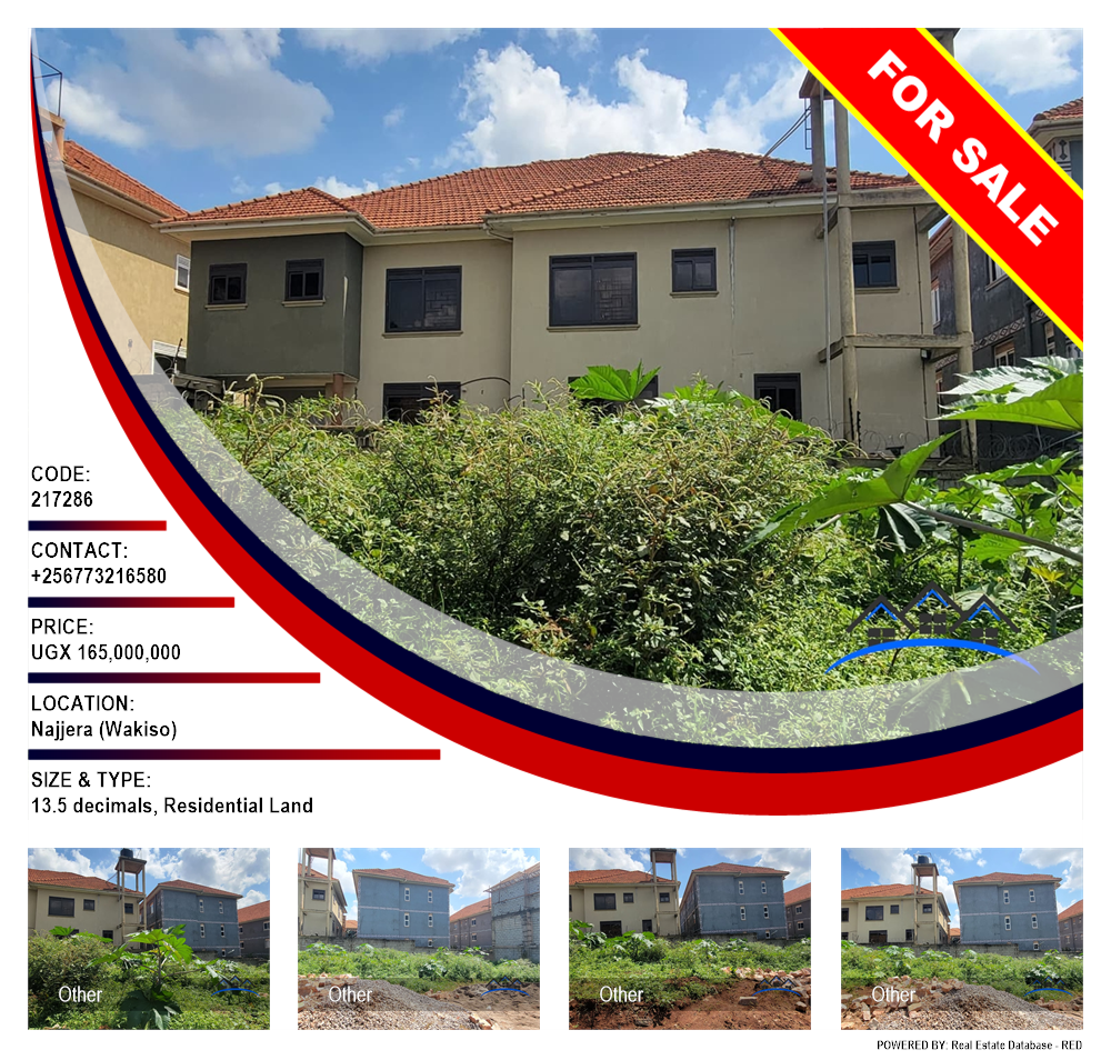 Residential Land  for sale in Najjera Wakiso Uganda, code: 217286