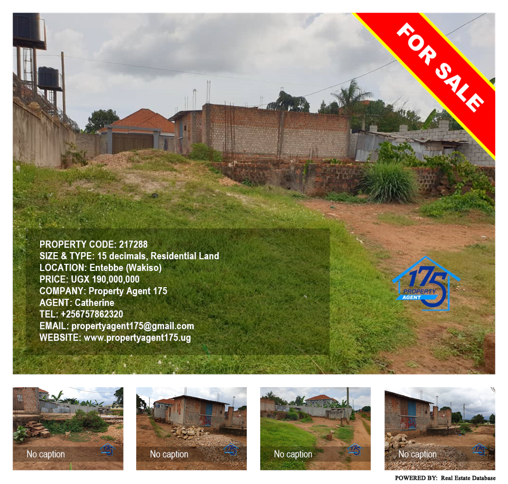 Residential Land  for sale in Entebbe Wakiso Uganda, code: 217288