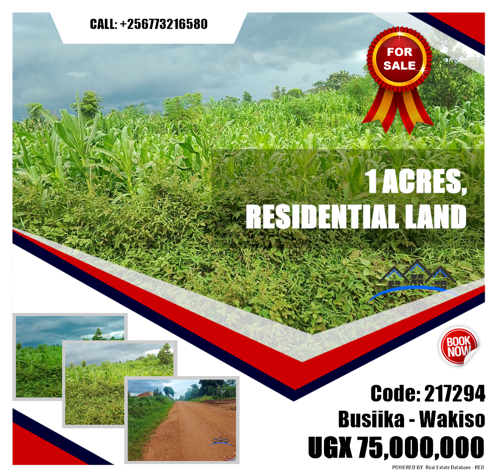 Residential Land  for sale in Busiika Wakiso Uganda, code: 217294