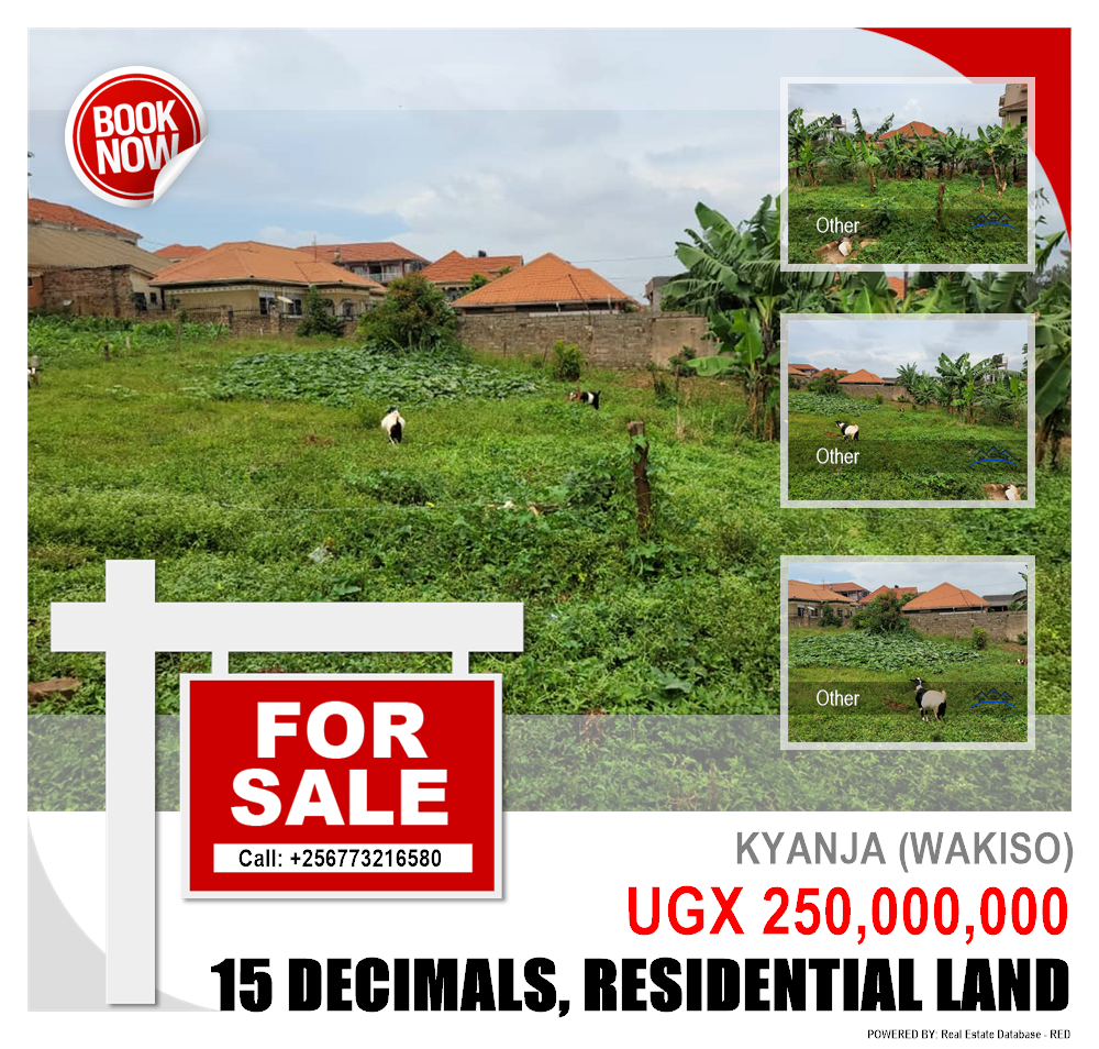 Residential Land  for sale in Kyanja Wakiso Uganda, code: 217298