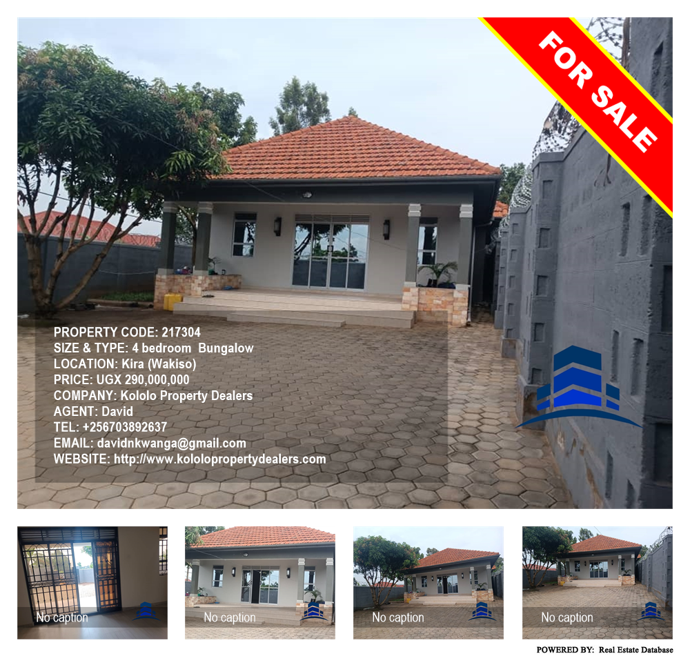 4 bedroom Bungalow  for sale in Kira Wakiso Uganda, code: 217304