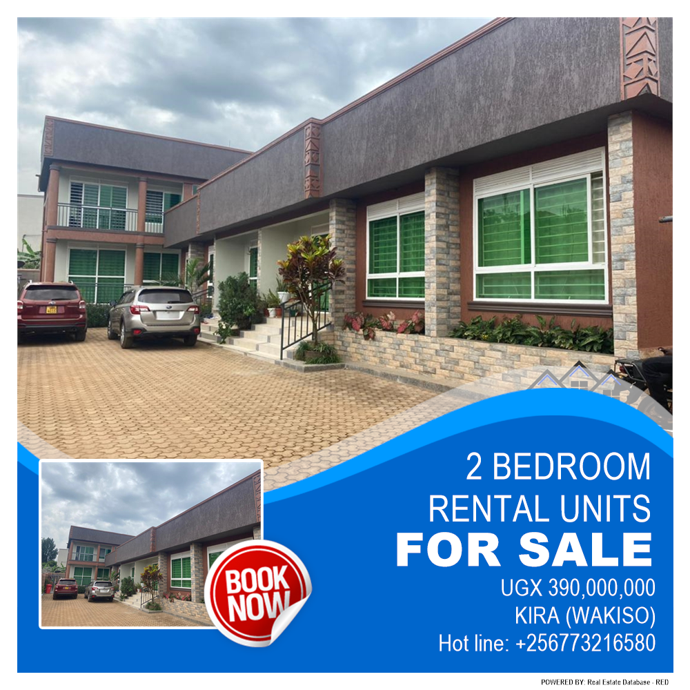 2 bedroom Rental units  for sale in Kira Wakiso Uganda, code: 217338