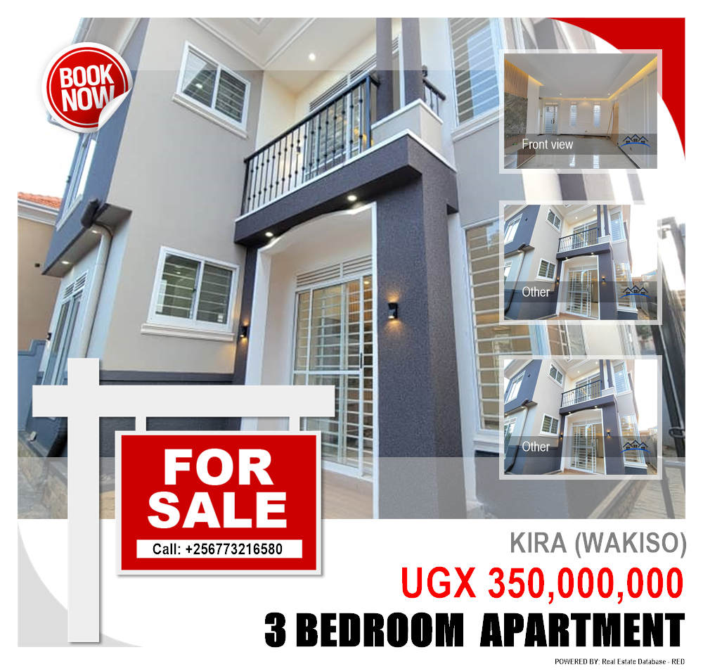 3 bedroom Apartment  for sale in Kira Wakiso Uganda, code: 217342