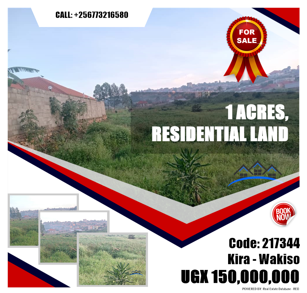 Residential Land  for sale in Kira Wakiso Uganda, code: 217344