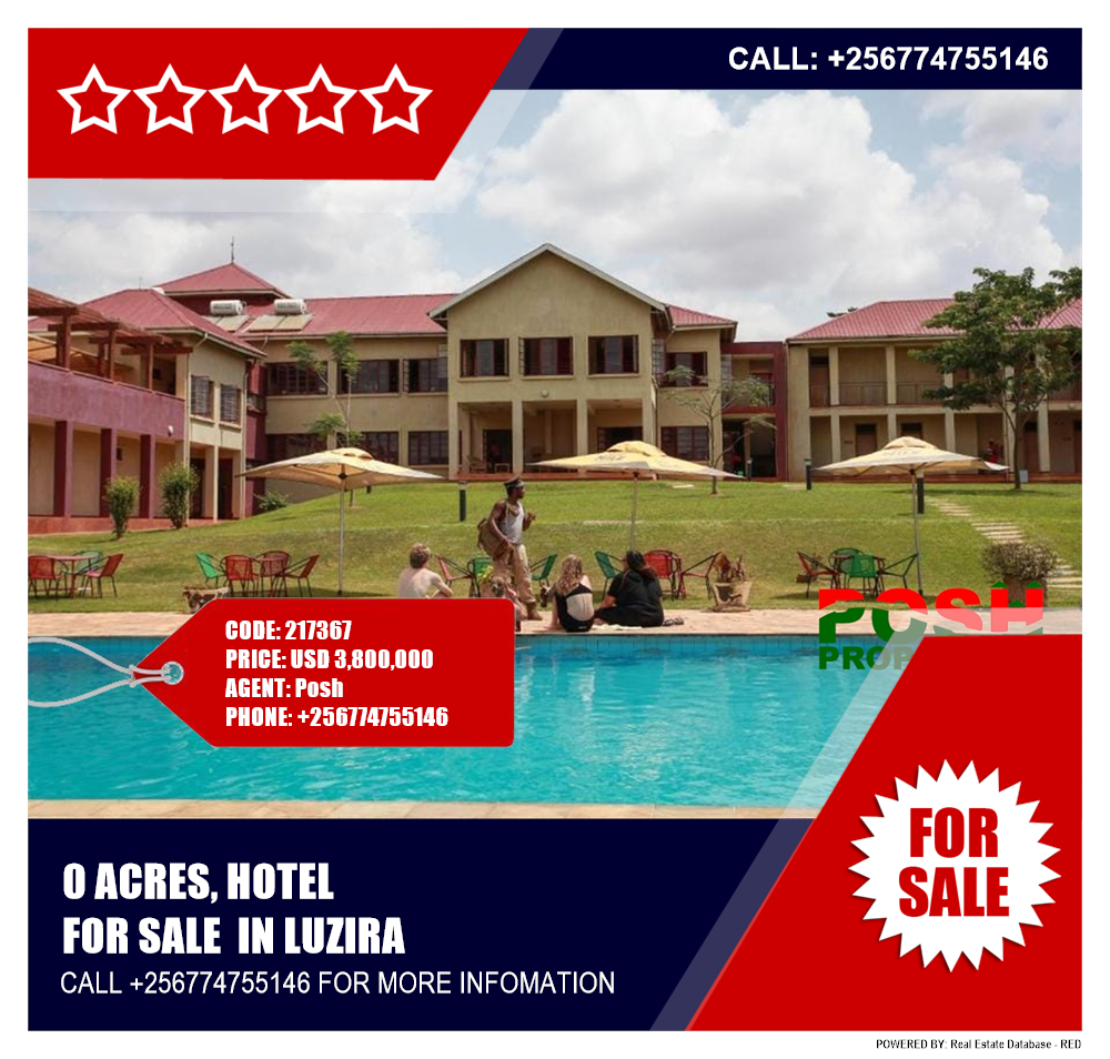 Hotel  for sale in Luzira Kampala Uganda, code: 217367