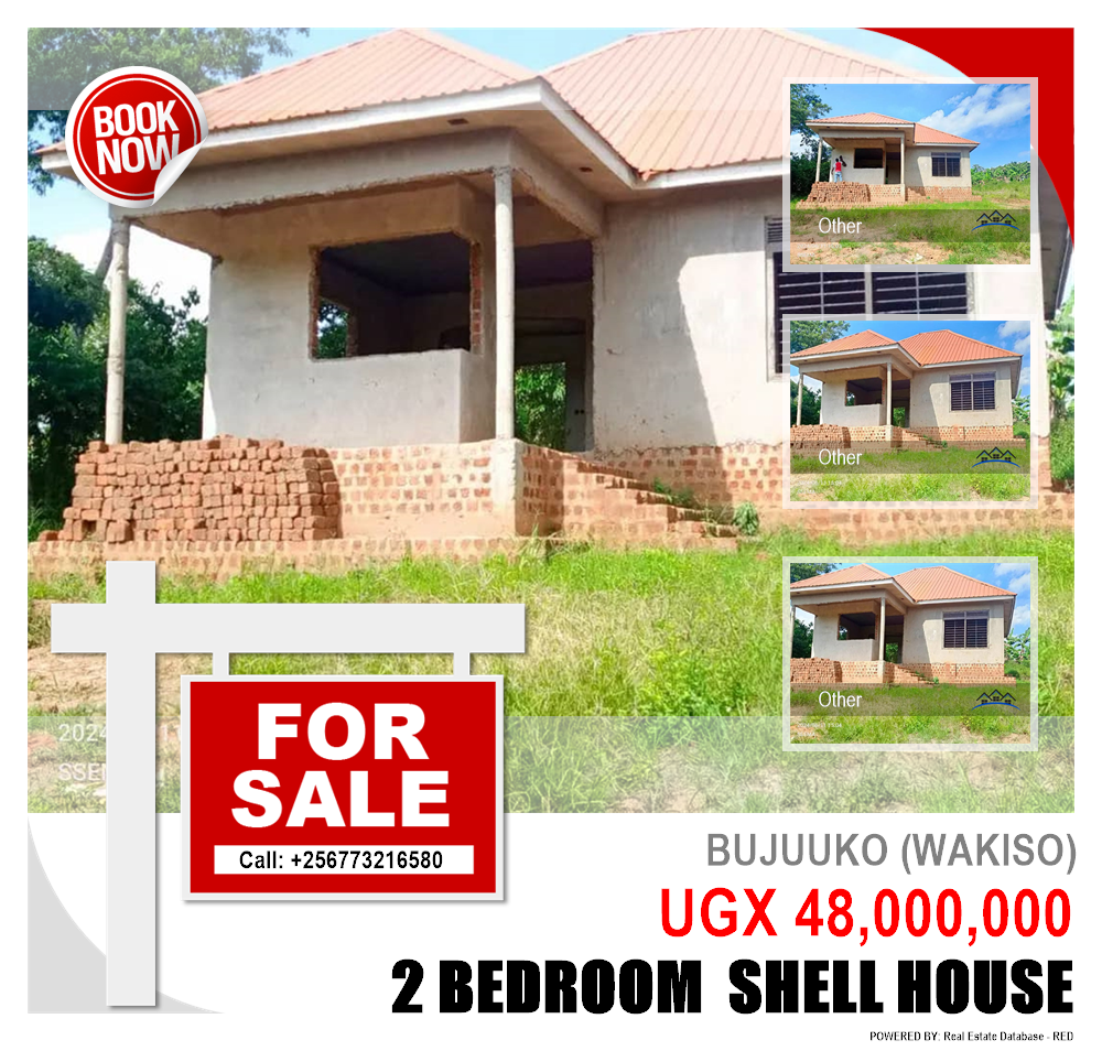 2 bedroom Shell House  for sale in Bujuuko Wakiso Uganda, code: 217368