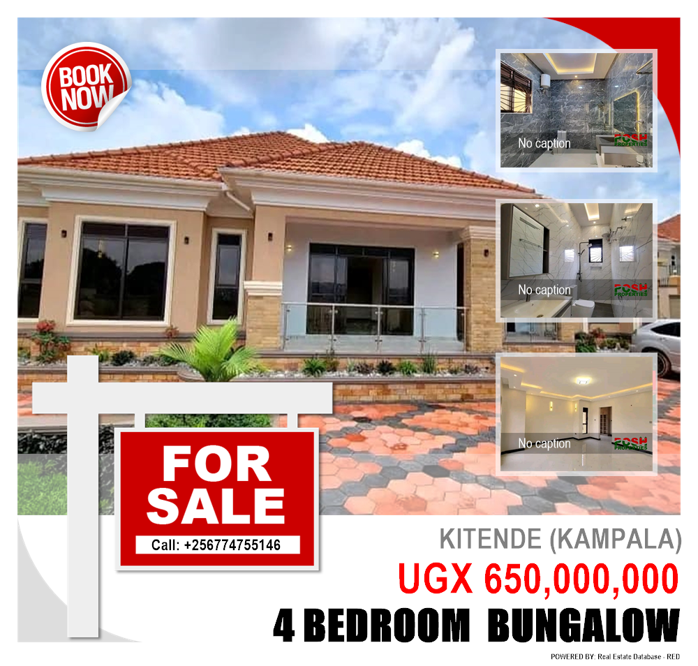 4 bedroom Bungalow  for sale in Kitende Kampala Uganda, code: 217378