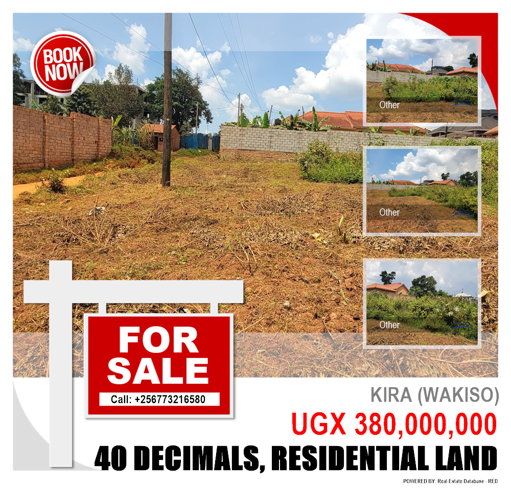 Residential Land  for sale in Kira Wakiso Uganda, code: 217379