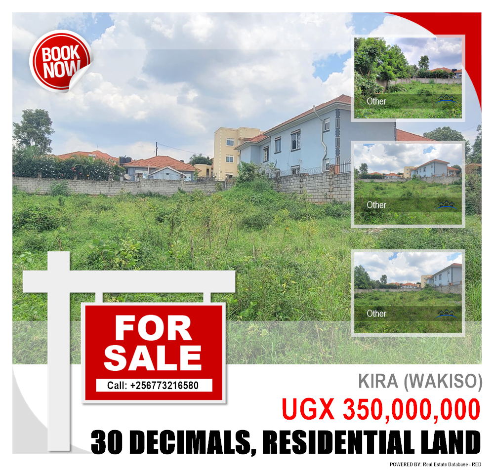 Residential Land  for sale in Kira Wakiso Uganda, code: 217382