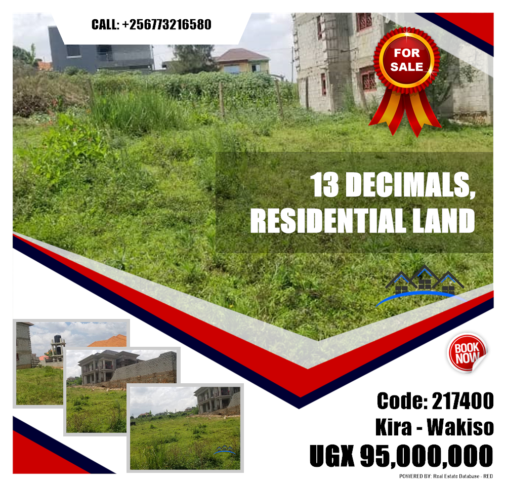 Residential Land  for sale in Kira Wakiso Uganda, code: 217400