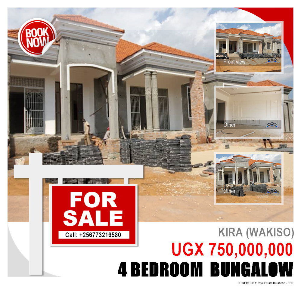 4 bedroom Bungalow  for sale in Kira Wakiso Uganda, code: 217462